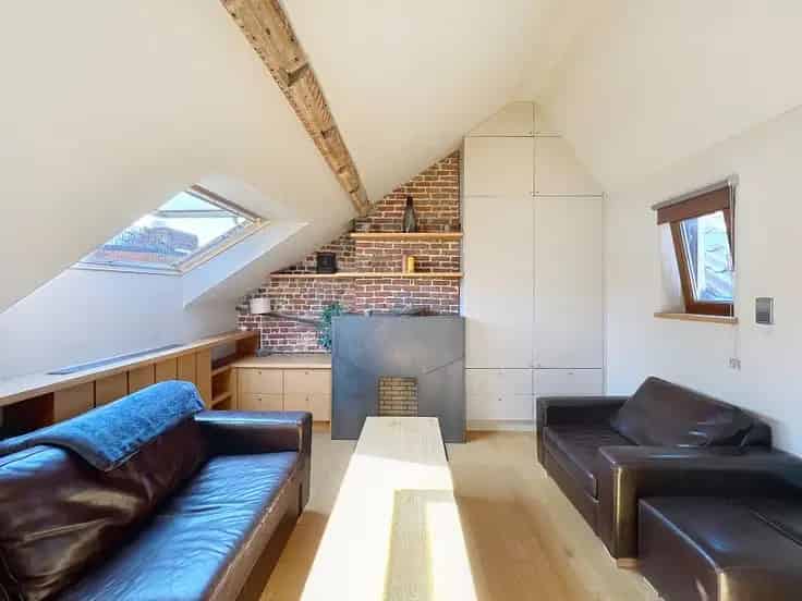Appartement Sablon 40m²  Studio Topverdieping