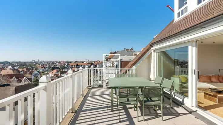 Penthouse te Koop Knokke Zoute 3 slaapkamers Zonneterras