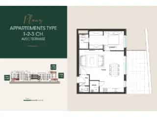 Appartementen te Luttre - Les Terrasses de Cossu'veille