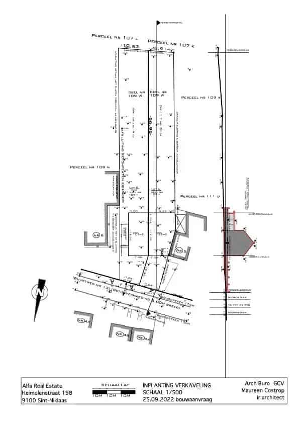 Bouwgrond te koop in Deftinge Lierde 818m2