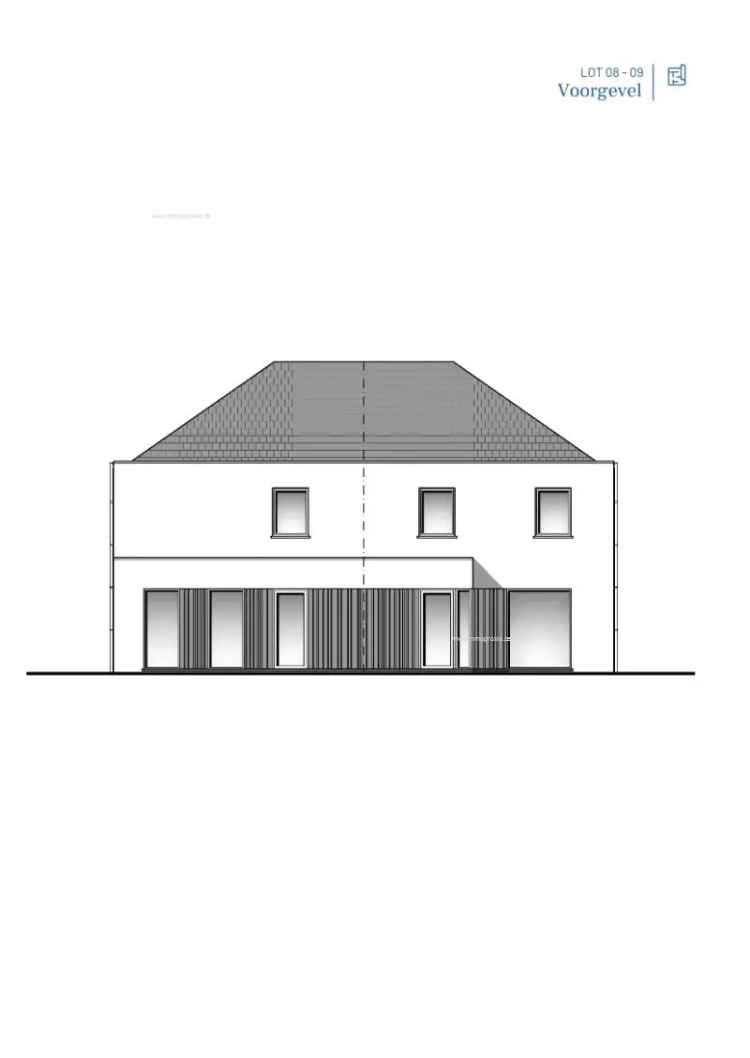 Nieuwbouw huis te koop in Gits (Hooglede), Middenstr-Tillostr-V.Maerlantstr Gits