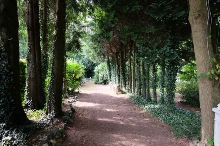 Uniek perceel met een charmante vakantiewoning midden in de natuur omgeven door een uitzonderlijke collectie van prachtige bomen.