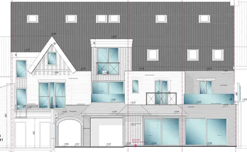Grond te koop: Project met 2 woningen, handelspand en garages