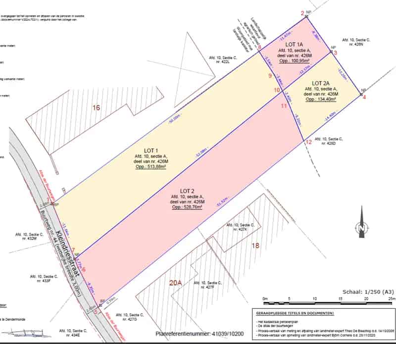 Grond te koop Meldert halfopen bebouwing 614m²