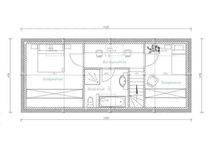 Nieuwbouwwoning 2 slaapkamers tuin Sint Lievens Houtem
