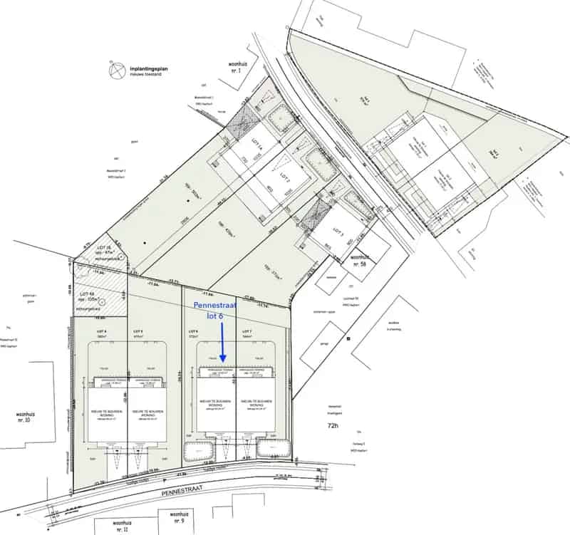 Halfopen nieuwbouwwoning Pennestraat Garage Tuin