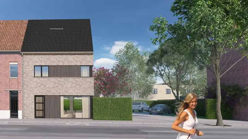 Nieuwbouw woning Gistel 3 slaapkamers tuin carport