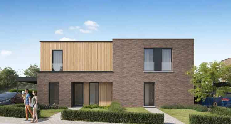 Moderne, halfopen woning