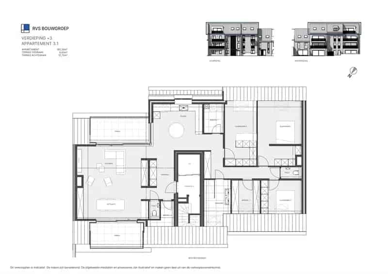 Nieuwbouw Appartement Wetteren De Weverij