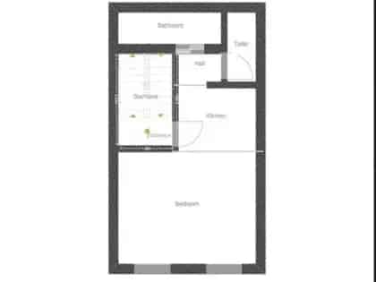 Appartement te huur Brussel 1 slaapkamer Rue du Midi