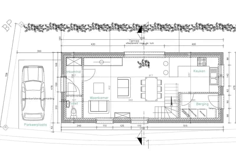 Nieuwbouw 2 slpk tuin Sint-Lievens-Houtem