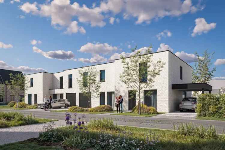 Moderne & energiezuinige halfopen nieuwbouwwoning in Waregem