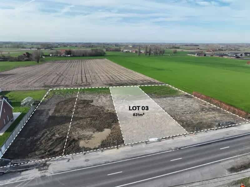 Nieuwbouw Bouwgrond te Koop in Tielt 831m²