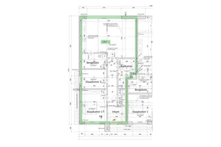 Appartement te huur Lanklaar 2 slaapkamers tuin terras