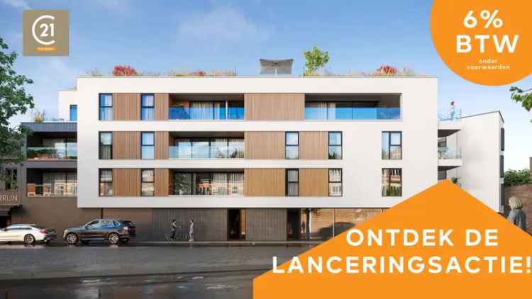 Te koop appartement project dre luxueus energiezuinig in halle