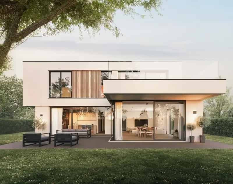 Nieuwbouw Villa met Tuin nabij Zee