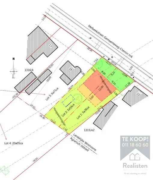 Bouwgrond aan de Melbeekstraat 21A, 3500 Hasselt - met of zonder woning