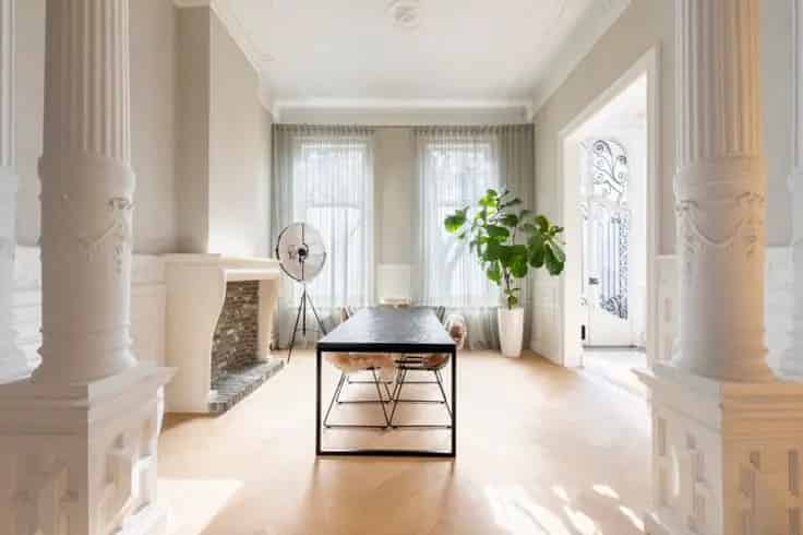 Herenhuis Antwerpen Zuid 294m2  3 slaapkamers luxe tuin