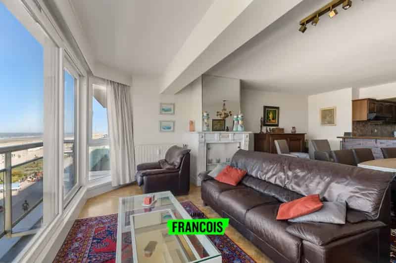Ruim 3-slpk-2bdk appartement Westende-Bad met zeezicht