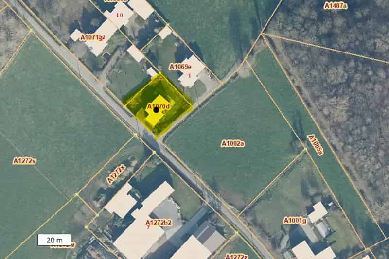 Grond te koop Tiegem: 900m² met vergunning