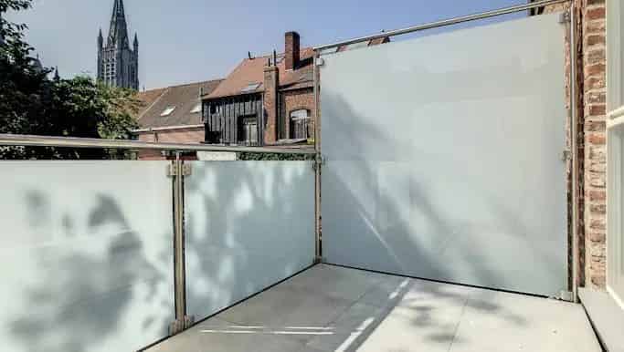 Appartement te huur Ieper 1 slaapkamer ruim terras