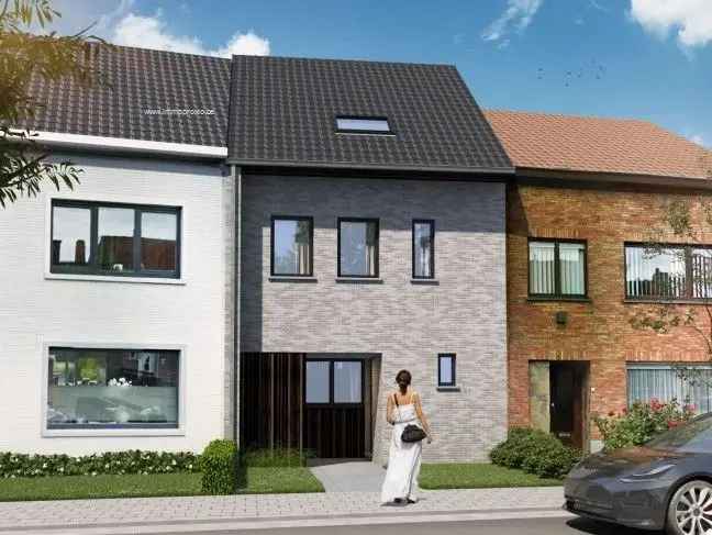 Nieuwbouw Rijwoning 4 Slaapkamers Oostende