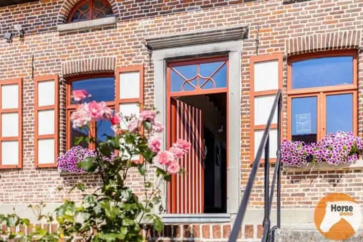Vierkantshoeve te koop Vlaamse Ardennen: Binnenzwembad Piste Paardenstallen