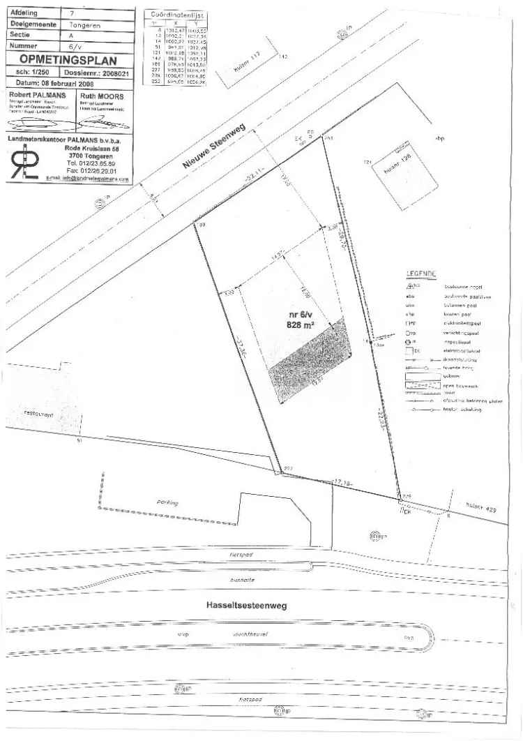 Perceel bouwgrond bestemd voor open bebouwing op 7a 96ca - 21,95 m breedte aan de straatzijde - zuid-gerichte tuin