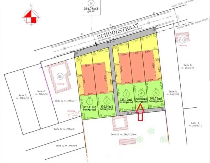 Bouwgrond 270m² Lot 4 Gunstig Gelegen