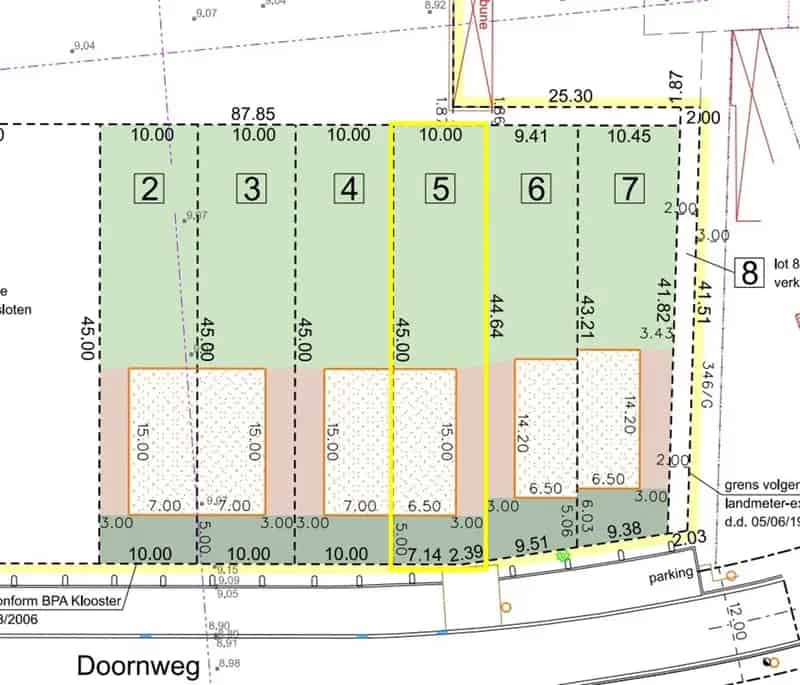 Bouwgrond Wichelen Halfopen Bebouwing Groene Zone