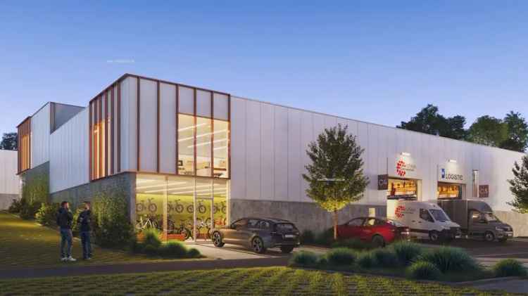 Nieuwbouw Bedrijfsunit 400m2 Tienen Showroom Atelier Opslag