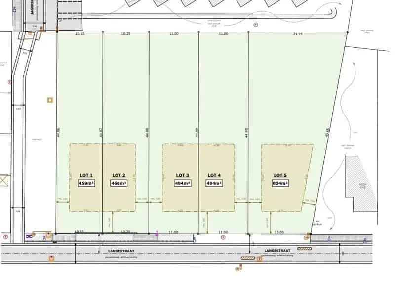 Bouwgrond Westende 804m² Nabij Centrum Strand Rustige Omgeving