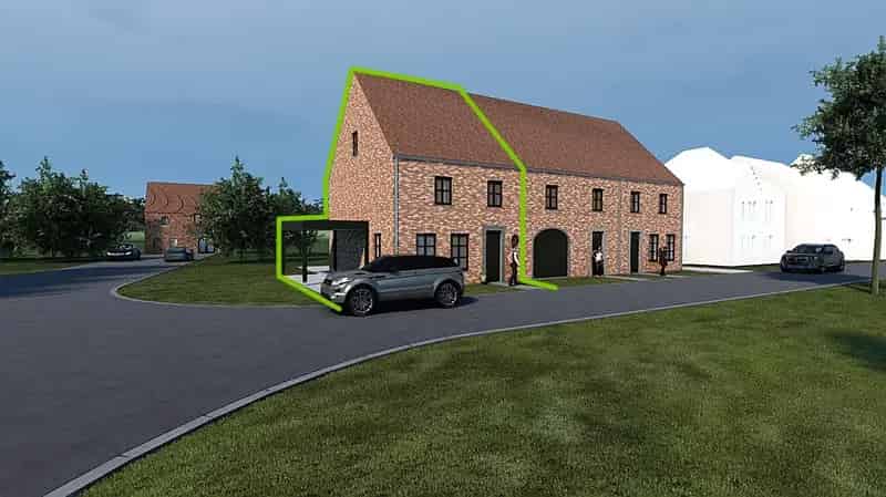Halfopen nieuwbouwwoning te Bavegem