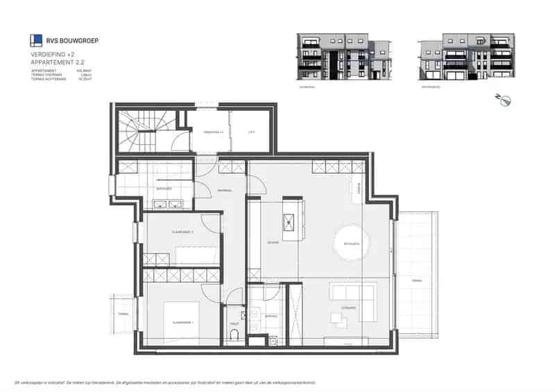Appartement te koop nieuwbouwproject De Weverij Wetteren
