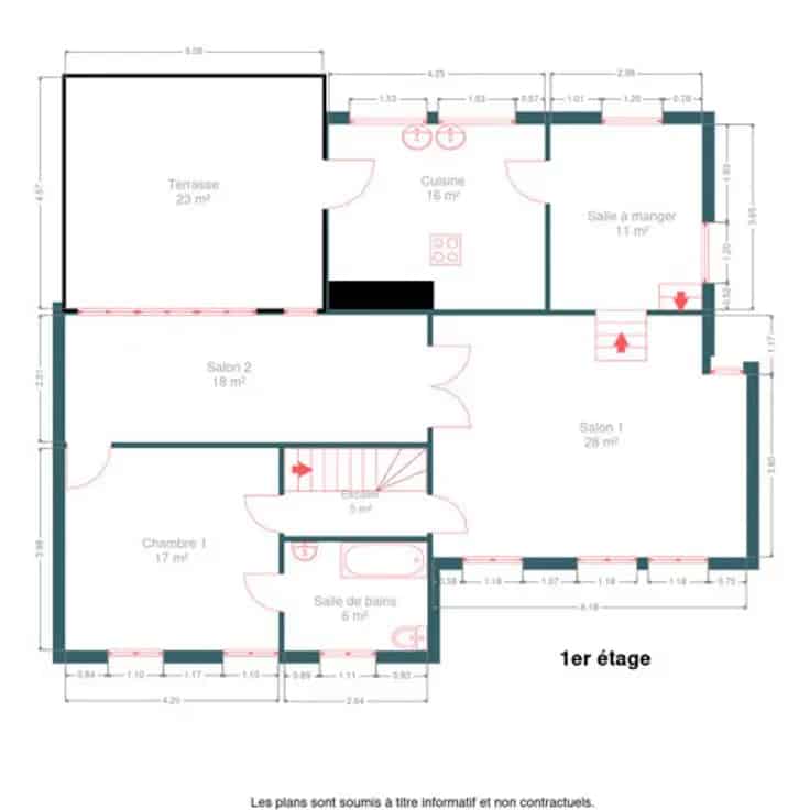 Huis Te Koop 3 Slaapkamers Tuin Kantoorruimte