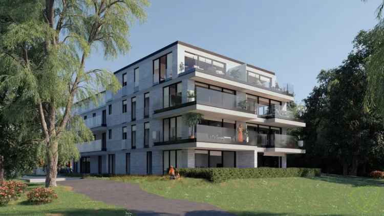 Koop appartement residentie Klarenhof in Eeklo met veel groen