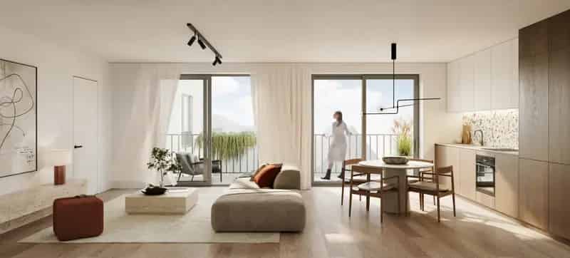 Nieuwbouwappartement Assebroek 3 slaapkamers 110m²