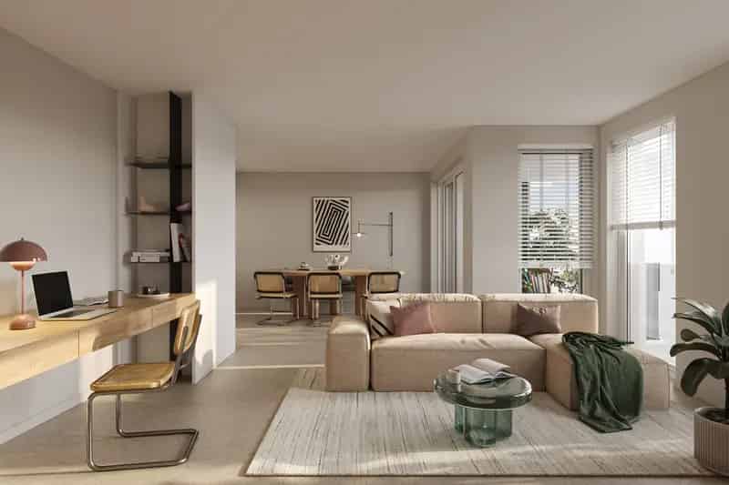 Nieuwbouwappartement te koop Beveren 68m2 terras