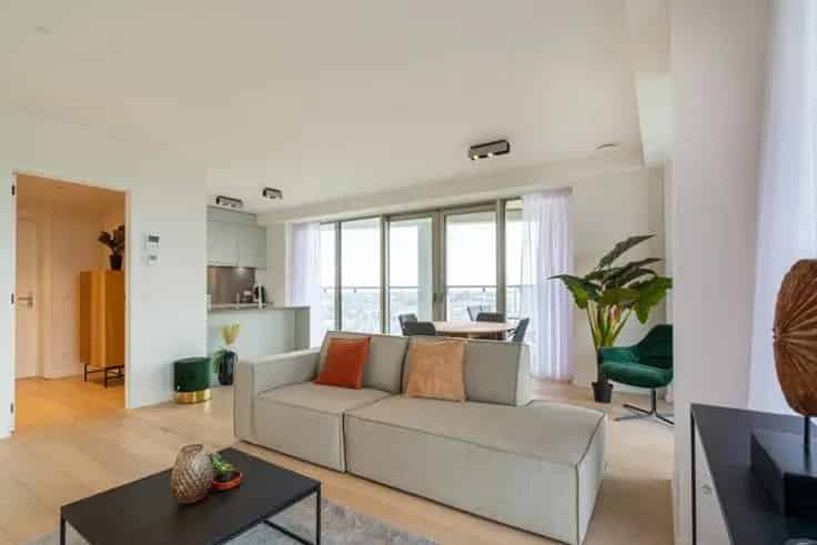 Antwerpen Appartement Te Koop  2 Slaapkamers Terras Parking Nieuw Zuid