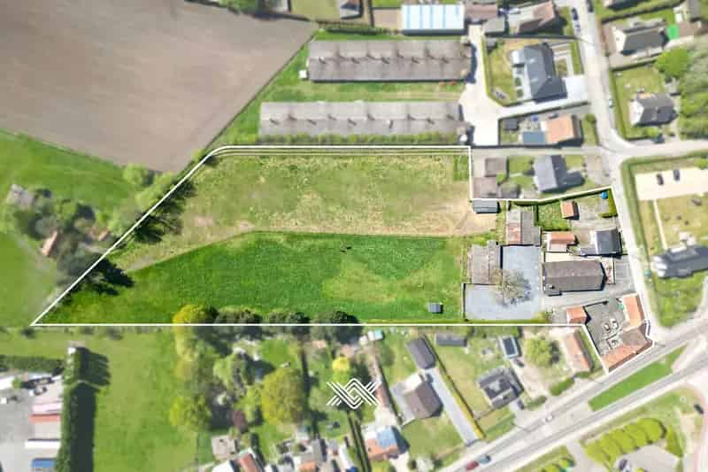 Bouwgrond Nazareth-De: 3 Woningen Handelspand Weide 14536m2