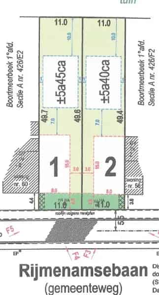 Bouwgrond Boortmeerbeek Halfopen Bebouwing 5 are 40 ca
