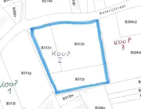 Ruim perceel landbouwgrond te koop Wielsbeke