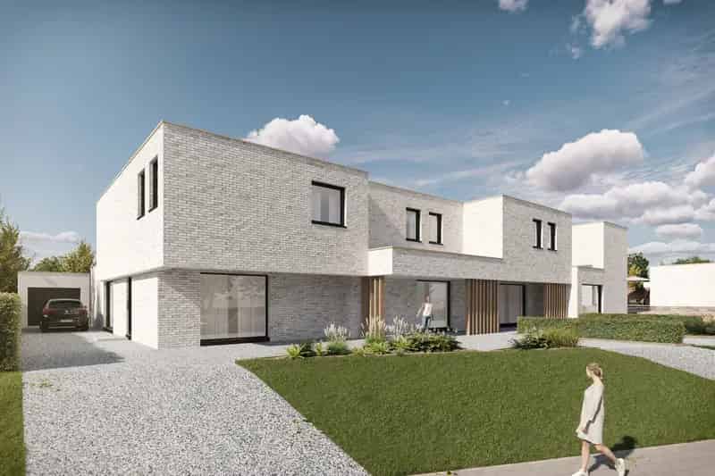 Nieuwbouwhuis te huur Zottegem Zuidgerichte tuin