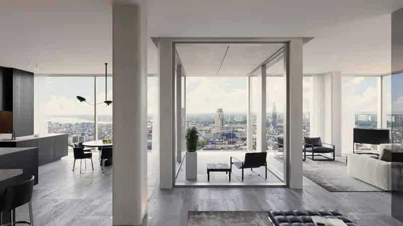 Antwerp Tower Appartementen: Luxe & Uitzicht in Antwerpen