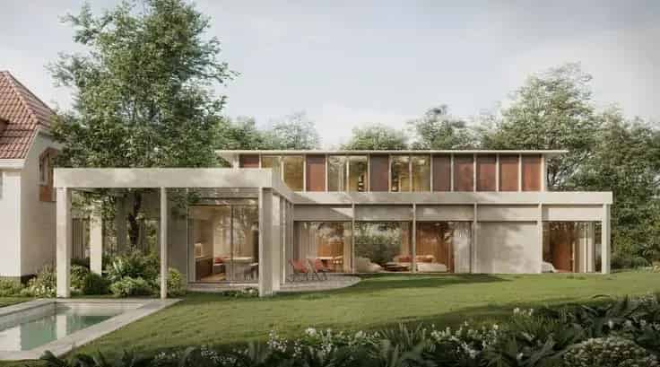Huis Te Koop Sint-Martens-Latem: Moderne Villa Bouwgrond met Bestaande Woning