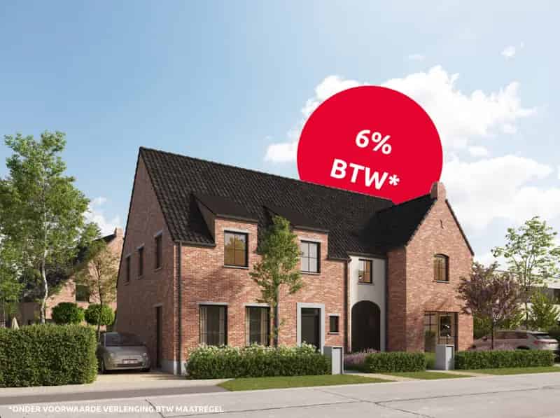 Nieuwbouw Huis Izegem Landelijke Charme 3 slaapkamers