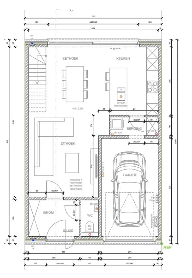 Gesloten Bebouwing 3 Slaapkamers Garage