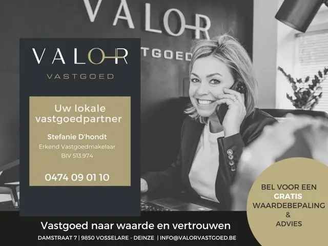 Huis te koop in Hansbeke: te renoveren woning op 932m²
