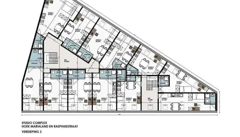 9 Verhuurde Studio's te Gent - Top Investering