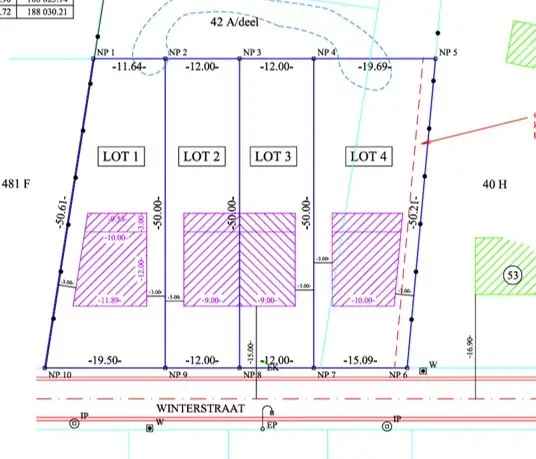 Bouwgrond te koop in Langdorp met uitzicht op groen